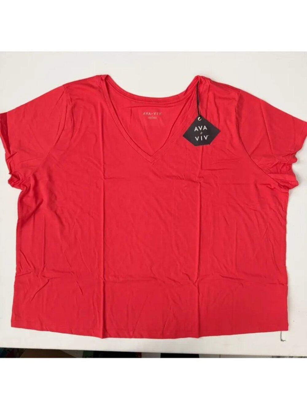 Ava & Viv Women’s Short Sleeve T-shirt Size 4X